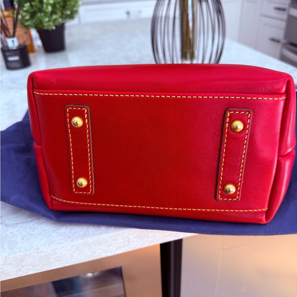 Dooney & Bourke Red Florentine Small Hobo Crossbody - Picture 7 of 10